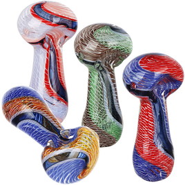 Astral Flow Deluxe Dichro Glass Spoon Pipe 3.75"