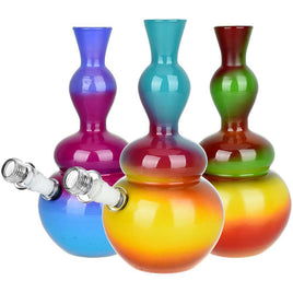 Vase Ombre Soft Glass Water Pipe 9"