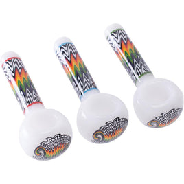 4.1in Zig Wag Glass Hand Pipe