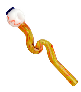 Hand Pipe Glass Eyeball 7in