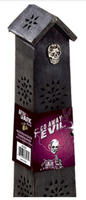 Wood Tower Incense Burner