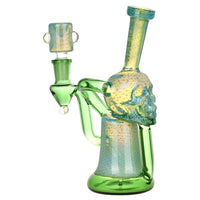 Pulsar AI Life Form Bubble Matrix Recycler Water Pipe 7.25"