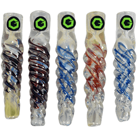 3" Outside Swirl One Hitter GreenHouse