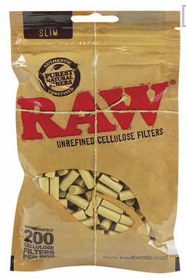 RAW Cellulose Filters 200ct Bag