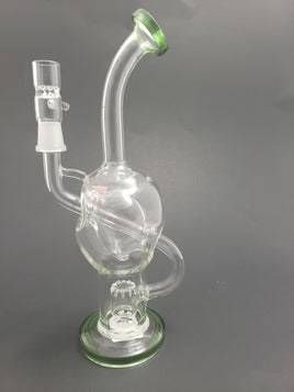 Water Pipe - Glass Rig Cut Thru