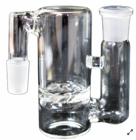 90 Degree Ash Catcher with 2 Chambers and a Turbine Perc