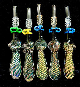 6" Assorted Glass Nectar Collector