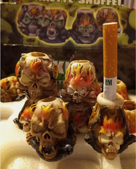 Snuffer Skull Glow in the Dark