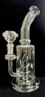 10" Bent Neck Water Pipe Glass Water Pipe