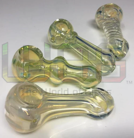 Hand Pipe - Glass 3" Fumed Inside Out