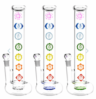 *Hollow Base Chakra Water Pipe 14