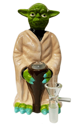 Ceramic Yoda Water Pipe