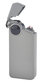 Fujima Cross Fire Arch Lighter Silver