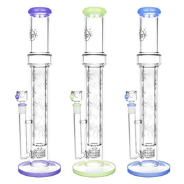 Pulsar Double Wall Perc Tube Water Pipe 16.75"