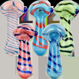 Bold Striation Spoon Pipe 3.5"