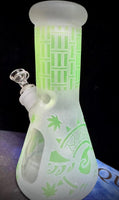 Beaker King Soft Glass Water Pipe 8"