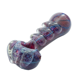 4" Chunky HP w/ Blue Frit and thick color lines