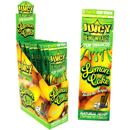 Juicy Hemp Wraps Lemon Cake Terp Enhanced