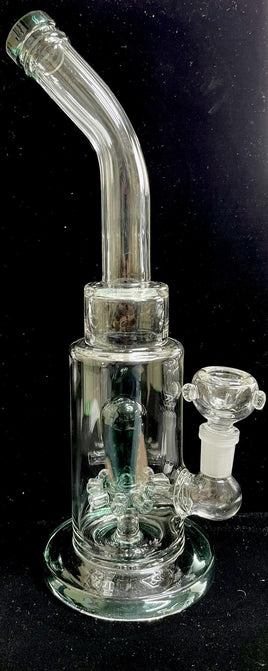 12" Glass Bent Neck Water Pipe