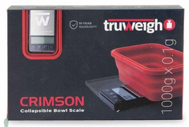 Truweigh Crimson Collapsible Bowl 1000g x 0.1g