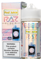 Raz Pod Juice Salt Nic Blue Razz Cotton Clouds