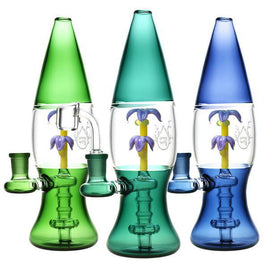 Pulsar Water Pipe Tropical Lava Lamp Rig 9"