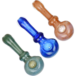 Space Moss Glass Spoon Pipe 3.75"