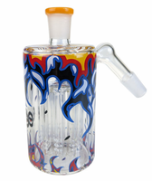 5″ Cheech Wig Wag Flame Ash Catcher 14mm 45 Degree