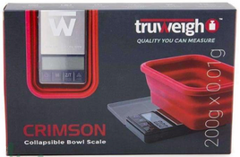 Truweigh Crimson Collapsible Bowl 200g x 0.01g