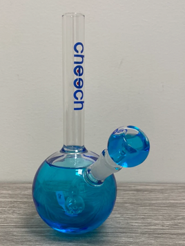 Cheech LONG NECK GLYCERIN BALL WITH PERC 8"