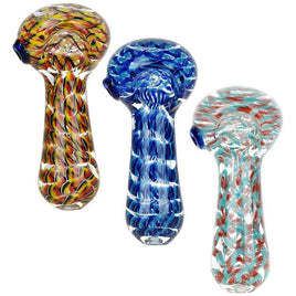 Hidden Dimensions Glass Spoon Pipe 3.75"