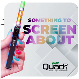 Ooze Quad 2 500mAh Square 510 Vape Battery