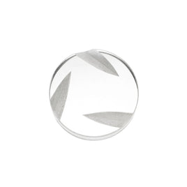 Diamond Cut Flat Spin Channel Carb Cap  30mm
