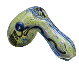 Inside Out Droop Big Head Hand Pipe 4"