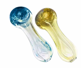 Hand Pipe 3" Flat Fumed Fritted