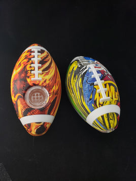 Hand Pipe 4" Football Design