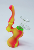 Bubbler Silicone with Glass Bowl 5"