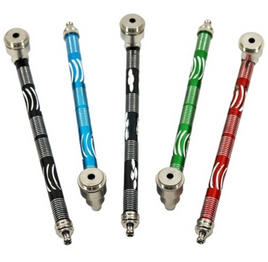 Hand Pipe 6" LONG DIAMOND CUT METAL ASSORTED