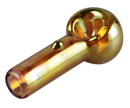 Gold Fumed Hand Pipe 3"