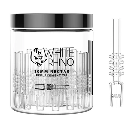 10mm Quartz Nectar Collector Tip – White Rhino Products