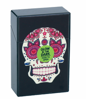 Cigarette Case Kings Sugar Skull Glow in Dark