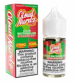 Cloud Nurdz TFN Salt Sour Watermelon Strawberry
