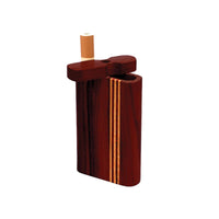 Dugout Striped Square Dark Wood w/ Poker