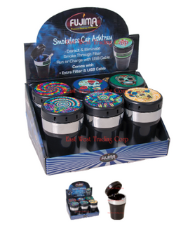 Ashtray Glow in Dark Extinguishing Car