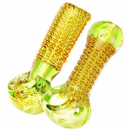 Honey Bubbles Glass Hand Pipe 3.5"