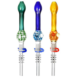 Confetti Bubble Dab Straw 5"