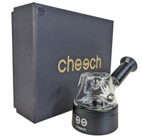 Cheech Glass 4.5" Metal Storage Tornado Hand Pipe Box Set