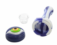 Hand Pipe 4.5" Silicone Eye