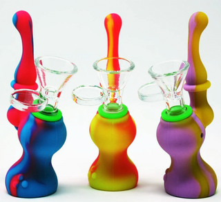 Bubbler Silicone with Glass Bowl 5