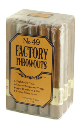 Factory Throwouts - No. 49 - 5.50x49